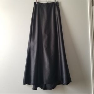 Tadashi Shoji Collection Full Length Maxi Satin Evening Skirt size 6